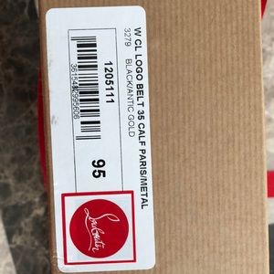 Authentic Christian Louboutin belt